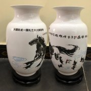 國(guó)禮藝術(shù)大師言奇、張巖石等藝術(shù)陶瓷花瓶定做